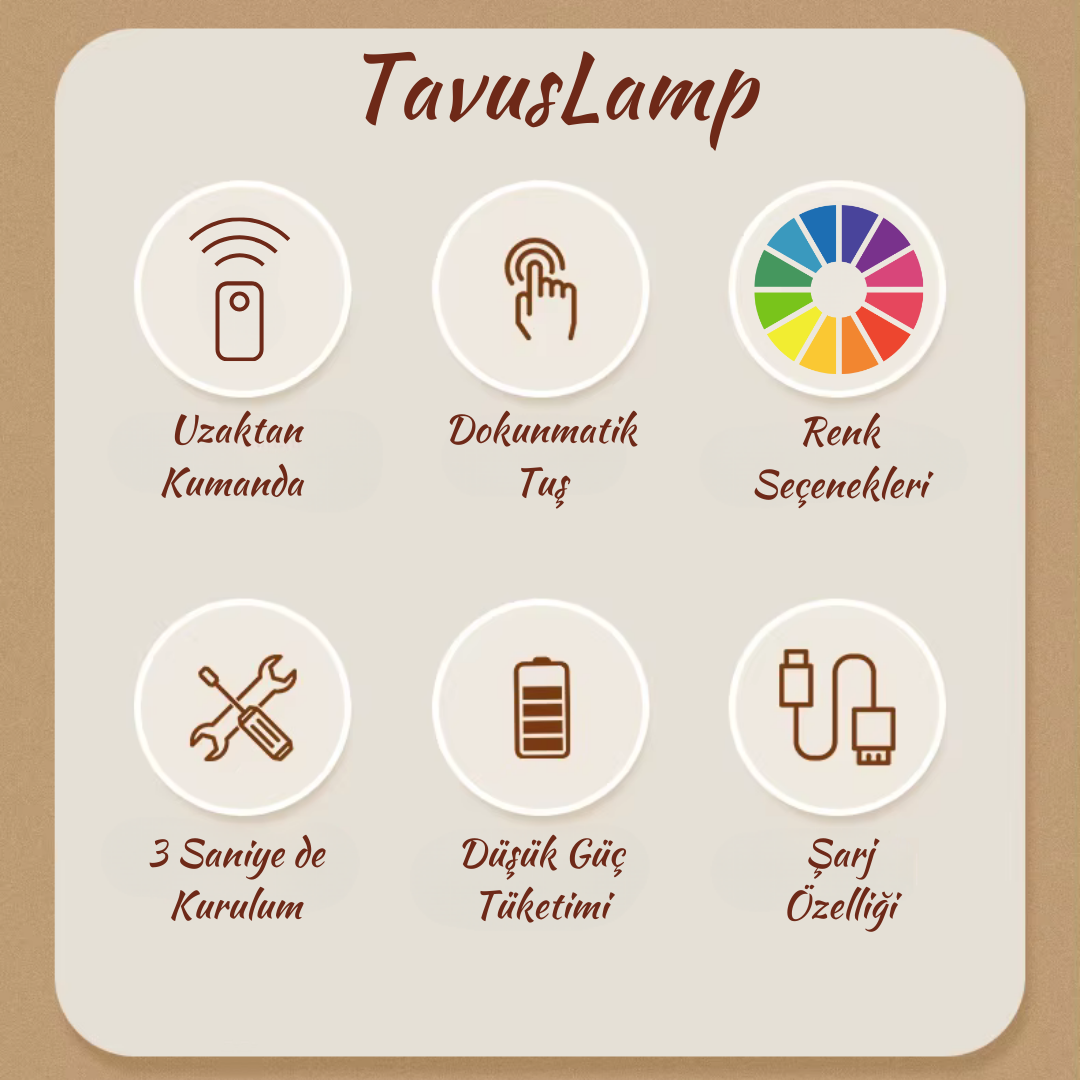 TavusLamp®-Oda Aydınlatması